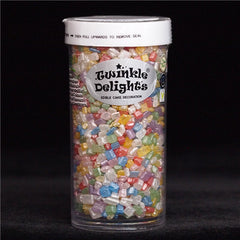 Shimmer Rainbow Sparkling Sugar - Gluten Free Dairy Free Sprinkles (Top 14 Allergen Free, Naturally Sourced Ingredients, Plant-based, Clean Label Free From GMO, Hydrogenated Fat, Palm oil, Certified Vegan, BRC, Kosher, Halal & FDA)