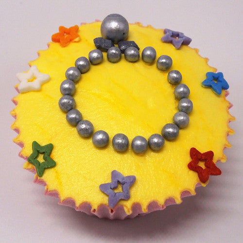 Silver 8mm Pearls - No Nut Kosher Certified Sprinkles Cake Decoration