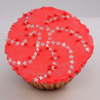 Shimmer Red Nonpareils - No Gluten Halal Sprinkles Cake Decorations