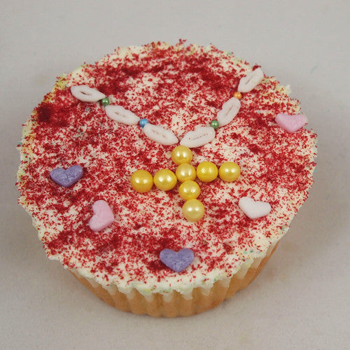 Red Glitter Sparkles - No Soya Natural Ingredients Edible Decoration