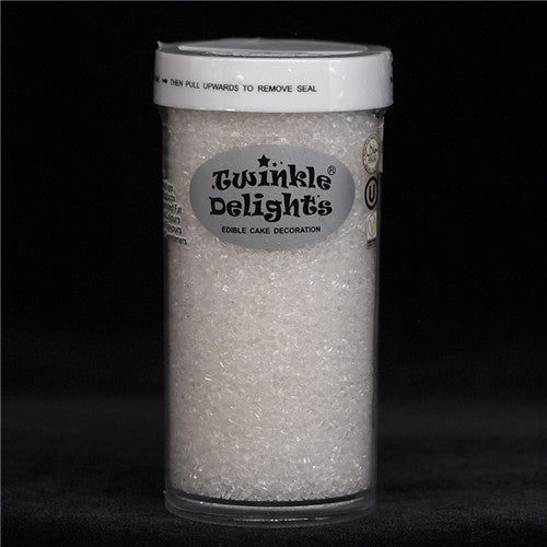 White Sugar Crystals - No Soya Clean Label Sprinkles Cake Decoration