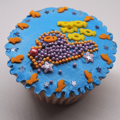 Shimmer Purple Nonpareils - Dairy Free Soya Free Sprinkles 4 Cakes