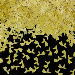 Yellow Glitter Mermaid Tails - Natural Ingredient Edible Decoration (Top 14 Allergen Free, Plant-based, Clean Label Free From GMO, Hydrogenated Fat, Palm oil, Certified Vegan, BRC, Kosher, Halal & FDA)